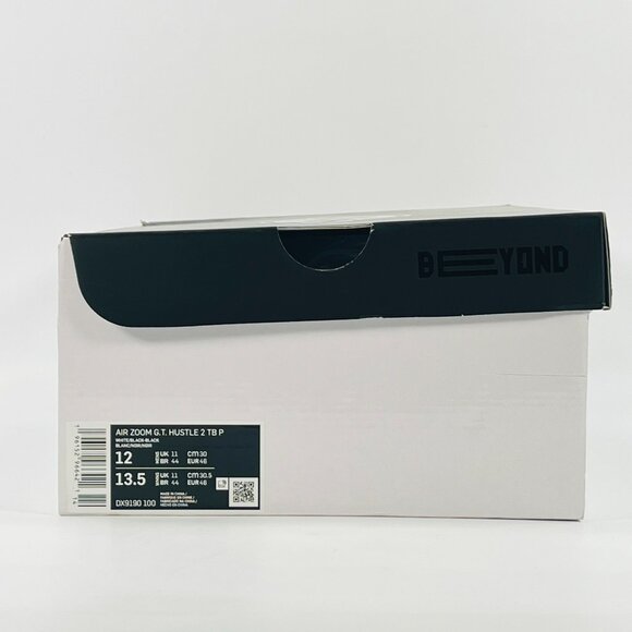 Nike Air Zoom G.T. Hustle 2 TB Promo 'White Black' DX9190-100 Basketball size 12 - Picture 8 of 8